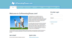 Desktop Screenshot of coparentingtexas.com